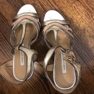 Diane Von Furstenberg Open-Toed Heels! Size 6!